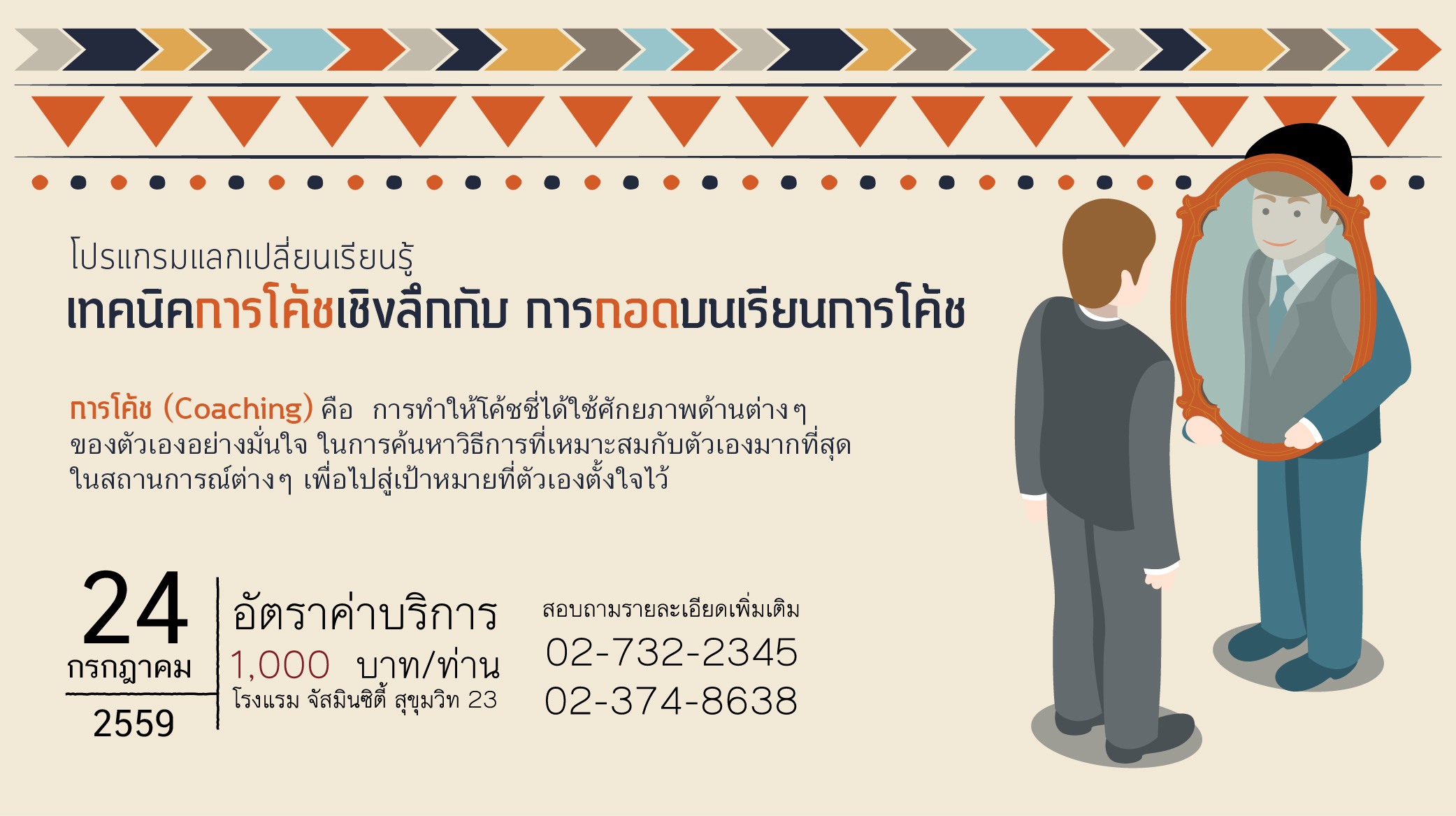 โครงการแลกเปลี่ยนเรียนรู้เทคนิคการโค้ชเชิงลึกกับการถอดบนเรียนการโค้ช ครั้งที่ 1